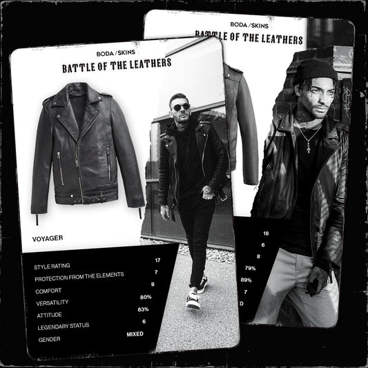 BODA'S Battle Of The Leathers: Voyager Vs. Premium Classic Biker