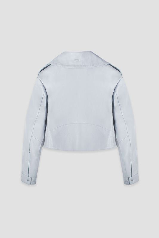 Cropped Blouson Celestial Blue