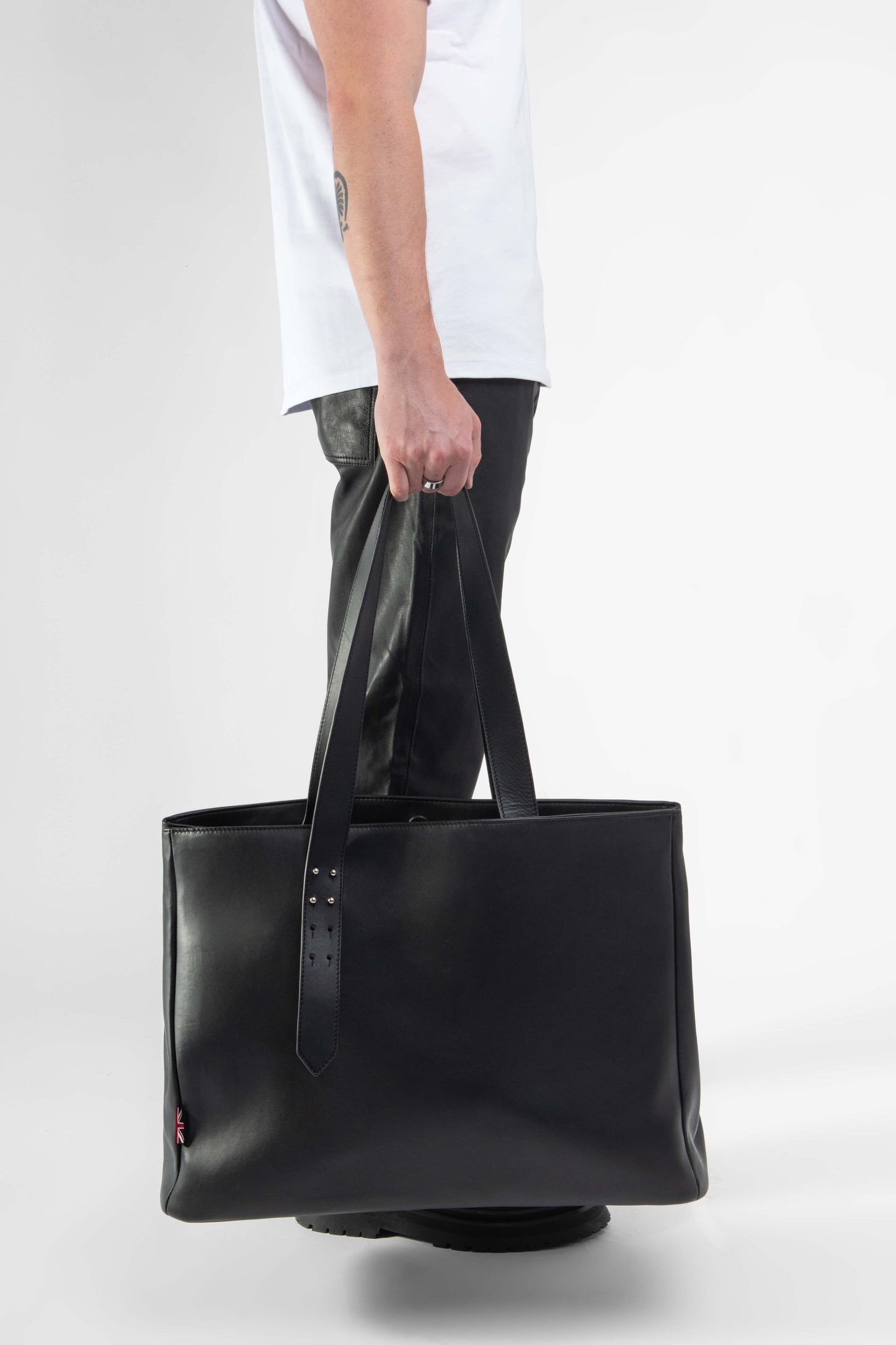 Leather Tote Bag: Lightning