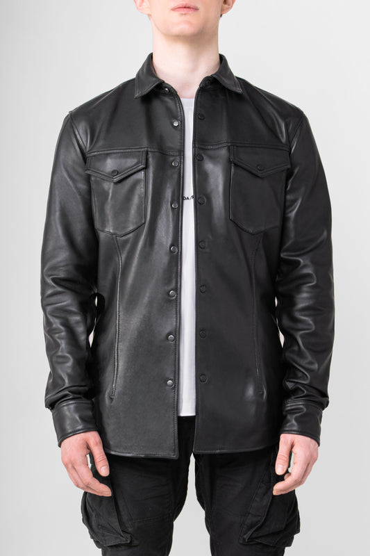 BODA Leather Overshirt