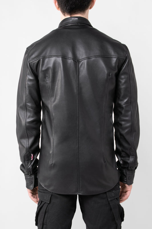 BODA Leather Overshirt