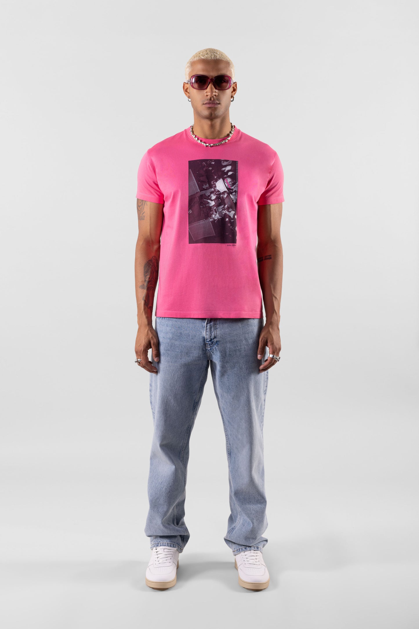 '88 RAVERS TEE - WASHED ACID PINK (MAN)