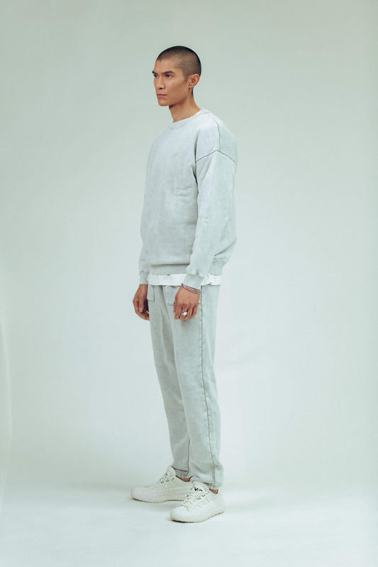 530 Washed Stone Grey Sweatshirt (Man)