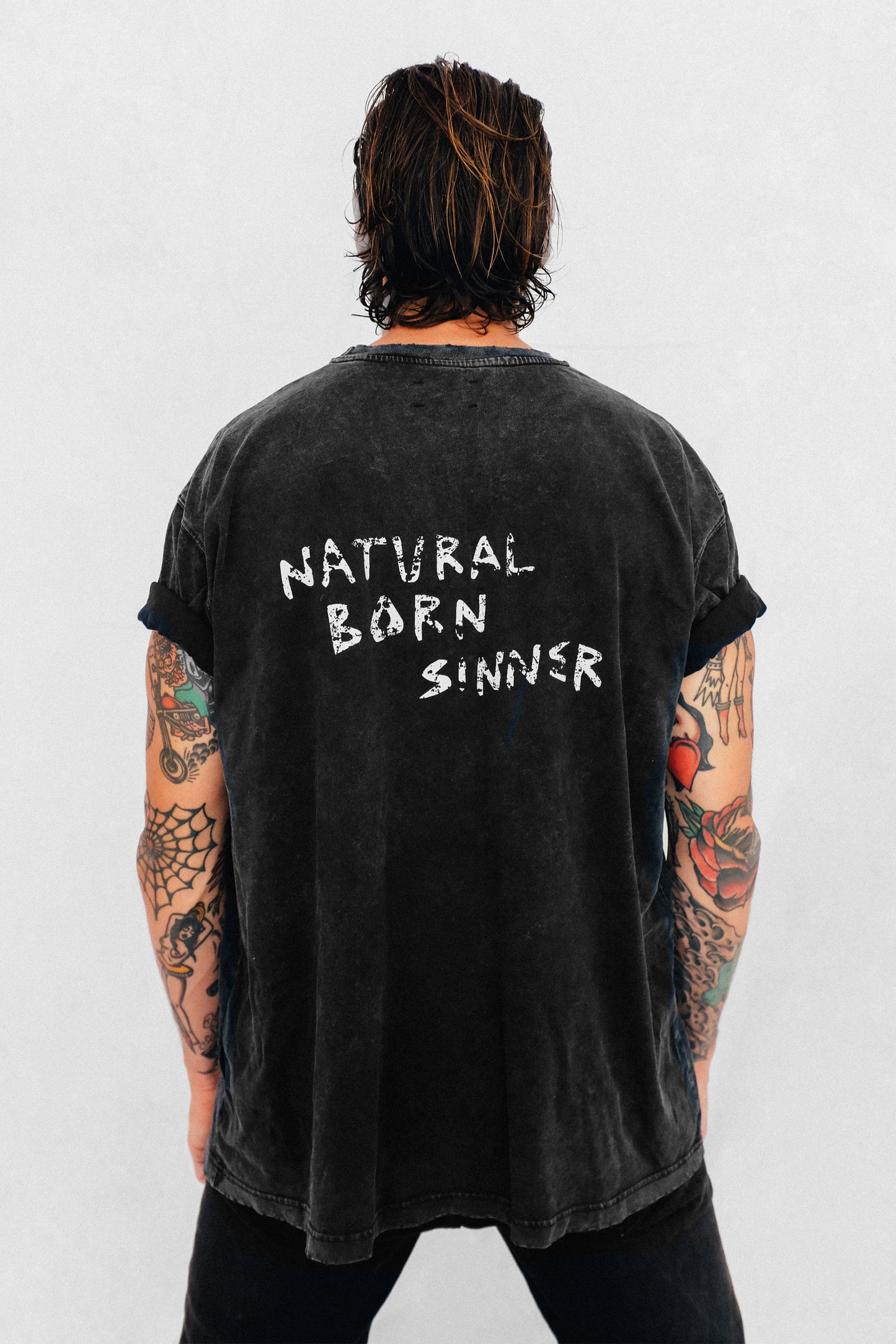 NATURAL BORN SINNER TEE (MAN)