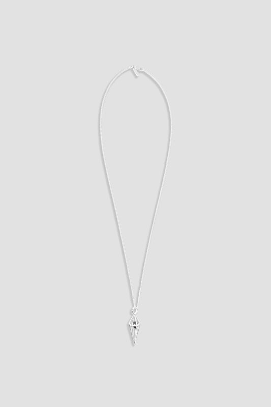 Shungite Geometric Pendant + Chain